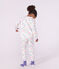 Kinder-Pyjama aus Molton mit Drachenmotiv weiss/vielfarbig