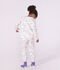 Kinder-Pyjama aus Molton mit Drachenmotiv weiss/vielfarbig