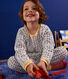 Kinder-Pyjama aus Nicki mit Raketen-Motiv