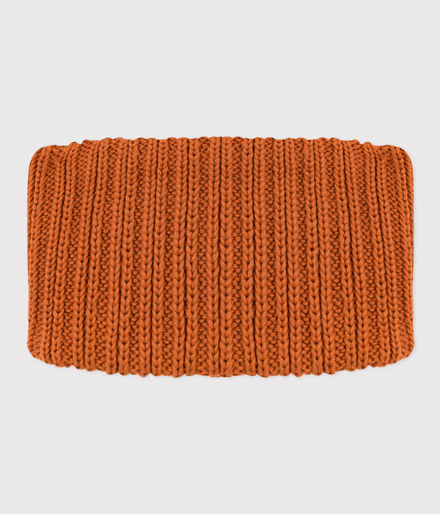 Snood aus Strick mit Fleece-Futter f&uuml;r Jungen und M&auml;dchen braun