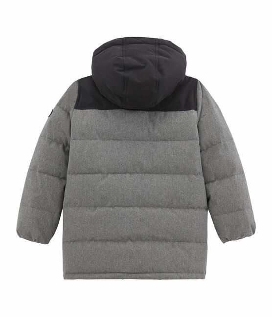 Jungen Daunenjacke aus wasserabweisendem Flanell grau SUBWAY CHINE