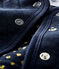 Baby-Cardigan aus gestepptem Doppeljersey für Mädchen blau SMOKING CN