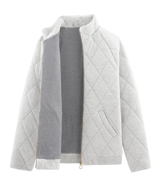 Blouson aus Doppeljersey für Damen grau BELUGA CHINE