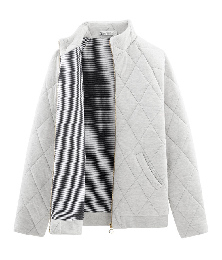 Blouson aus Doppeljersey f&uuml;r Damen grau