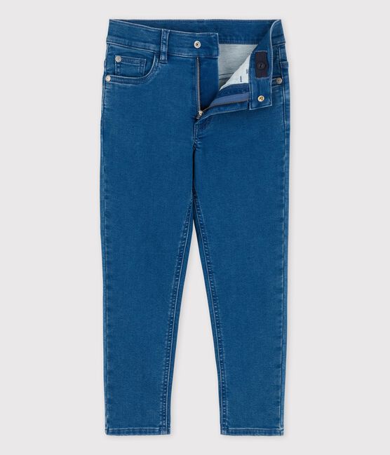 Umweltfreundliche Denim-Hose in Regular-Fit-Passform für Jungen blau BLEU DELAVE