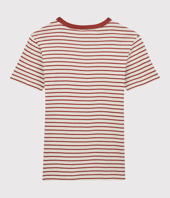 T-Shirt L’ICONIQUE mit rundem Ausschnitt aus Bio-Baumwolle für Damen beige MONTELIMAR/ OMBRIE