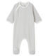 Baby-Strampler aus Velours für Mädchen