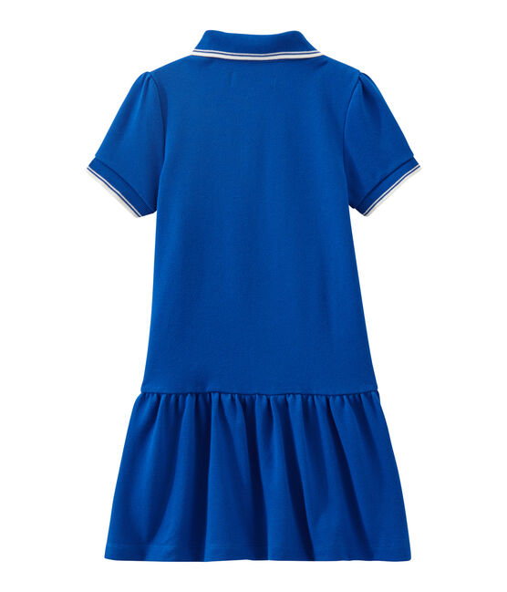 Dieses Mädchen-Kurzarmkleid blau PERSE