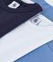 Set kurz&auml;rmelige Kinder-T-Shirts aus einfarbiger Baumwolle vielfarbig
