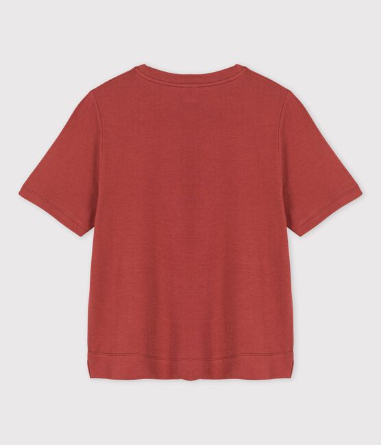 Damen-T-Shirt DAS BOXY DOPPELJERSEY  braun OMBRIE