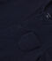 Langer unifarbener Baby-Overall aus Bio-Doppeljersey blau SMOKING