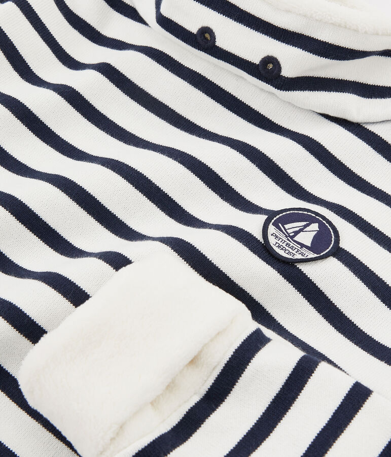 Sweatshirt f&uuml;r Jungen weiss/blau