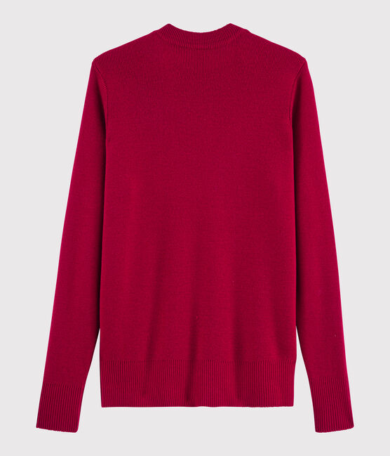 Damenpullover aus Wolle rot TERKUIT