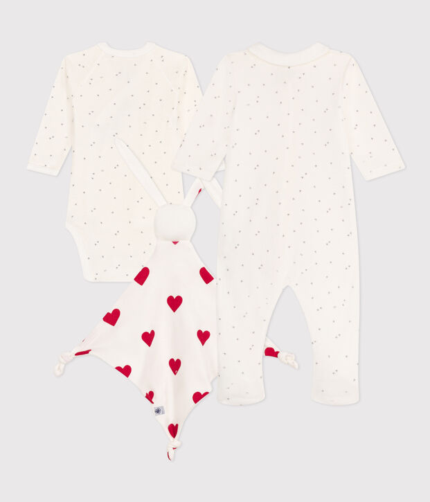 Dreiteiliges Baby-Set vielfarbig
