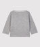Langärmeliges Baby-T-Shirt für Jungen grau SUBWAY CHINE