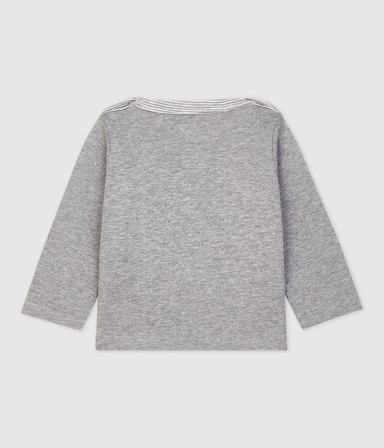 Lang&auml;rmeliges Baby-T-Shirt f&uuml;r Jungen grau