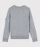 Kinder-Pullover aus Wolle und Baumwolle für Mädchen / Jungen grau SUBWAY CHINE