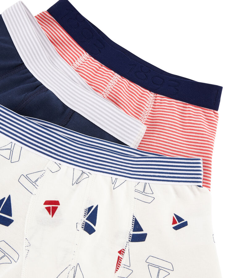 Set mit 3 Boxershorts f&uuml;r kleine Jungen vielfarbig