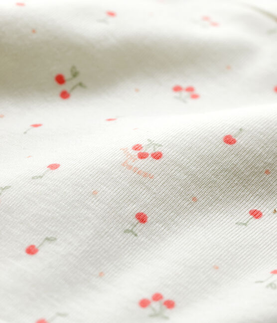 Baby-Lätzchen aus Bio-Baumwolle weiss MARSHMALLOW/weiss MULTICO