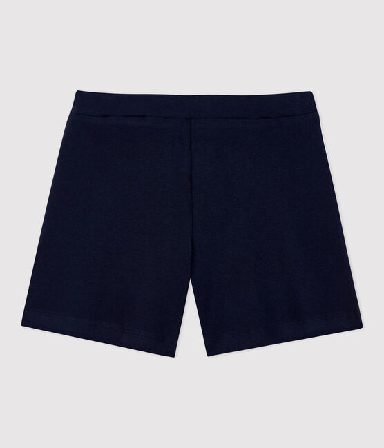 Shorts aus Baumwolle für Mädchen blau SMOKING