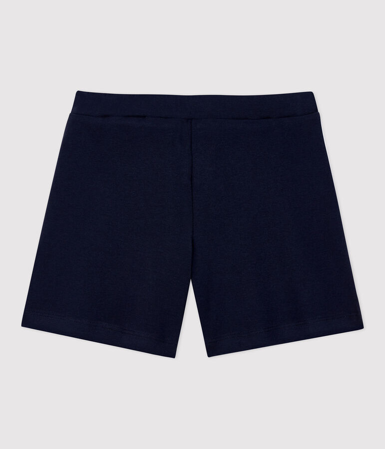 Shorts aus Baumwolle f&uuml;r M&auml;dchen blau