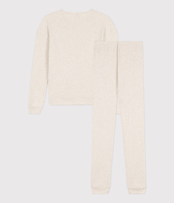 Pyjama aus Baumwolle für Damen beige MONTELIMAR CHINE