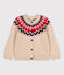 Kinder-Cardigan aus Wolle und Baumwolle für Mädchen TRENCH/ MULTICO