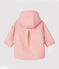 Baby-Mantel für Mädchen aus Wollstoff rosa CHEEK/weiss MARSHMALLOW