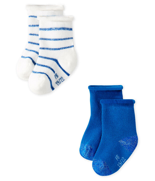 2er-Set leichte Kinderstr&uuml;mpfe Baby M&auml;dchen vielfarbig