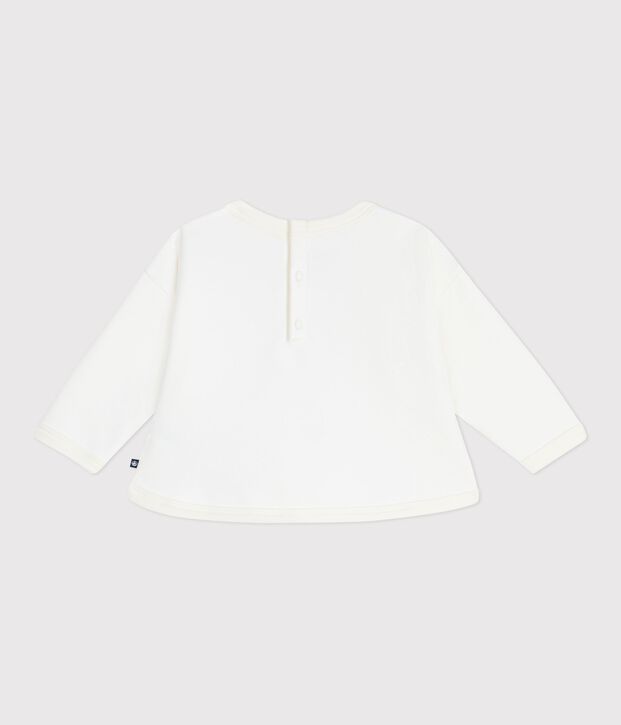 Baby-Sweatshirt aus weicher und warmer Baumwolle naturfarben/vielfarbig