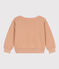 Kinder-Sweatshirt aus Molton für Jungen beige VINTAGE