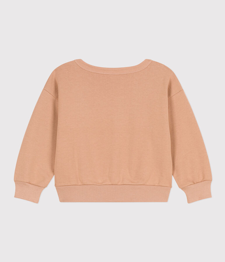 Kinder-Sweatshirt aus Molton f&uuml;r Jungen beige