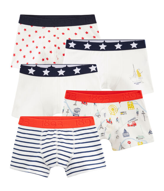 Set mit 5 Boxershorts für kleine Jungen variante 1