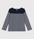 Klassisches Baumwoll-Streifenshirt für Damen