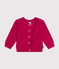 Baby-Cardigan aus Baumwollstrick rosa DELHI