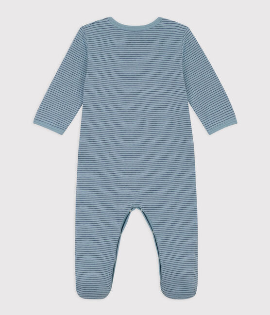 Gestreifter Strampler aus Doppeljersey ENNEIGE/ CHALOUPE:ENNEIGE