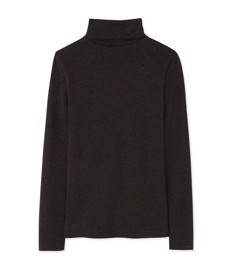 Unterziehpullover f&uuml;r Damen grau CITY CHINE