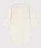 Baby-Body aus Baumwolle mit Kragen weiss MARSHMALLOW