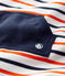 Baby-Overall aus Molton. weiss MARSHMALLOW/ SMOKING/ CAROTTE