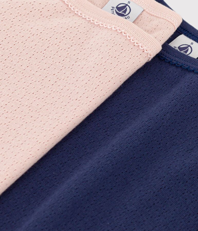 Damen-Spaghetti-Top aus Aujour-Baumwolle vielfarbig