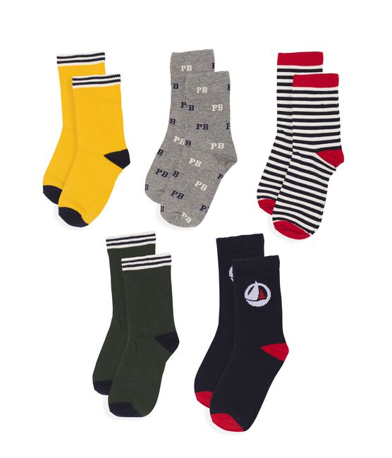 Set aus 5 Paar Kinderstrümpfen für Jungen variante 1