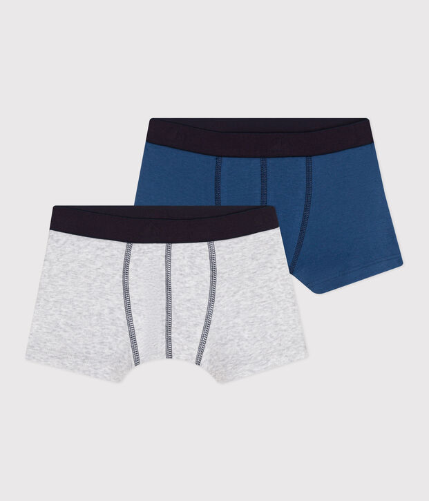 Kinder 2er-Set Boxershorts aus Baumwolle vielfarbig
