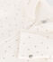 Baby-Pyjama aus Nicki mit Sternenmotiv weiss MARSHMALLOW/grau GRIS