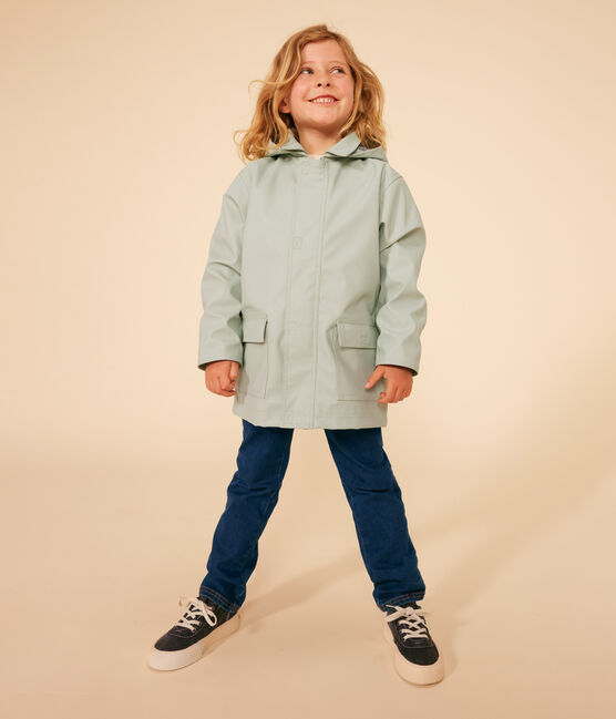 Ikonische Regenjacke für Kinder grün HERBIER