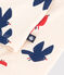 Baby-Cardigan aus Baumwolle mit Vogelmotiv weiss AVALANCHE/ MULTICO