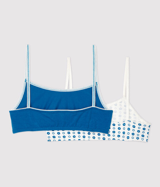 2er-Set Bustiers aus Bio-Baumwolle und Elastan für Mädchen variante 1
