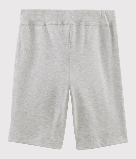 Kinder-Bermudas aus mittelschwerem Jersey für Jungen grau POUSSIERE CHINE