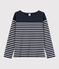 Das Streifenshirt für Damen blau SMOKING/weiss MARSHMALLOW