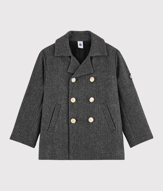 Caban-Mantel aus Wollstoff für Jungen grau CITY CHINE