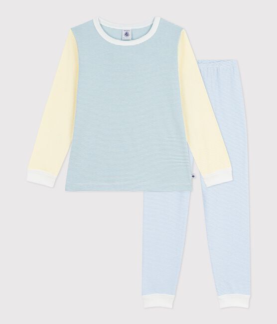 Kinder-Pyjama aus Baumwolle mit Streifen MIMI/ MULTICO